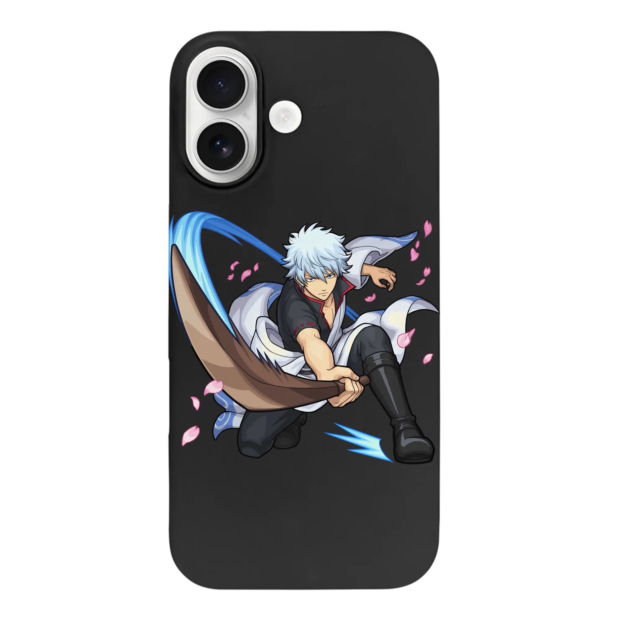 銀魂 グッズ 坂田 銀時 - iPhone 17 シリーズ シリコンケース 薄型 耐衝撃 指紋防止 ソフトタッチカバー 精密フィット 傷防止 保護ケース iPhone 17/17 Air/17 Pro/17 Pro Max 対応